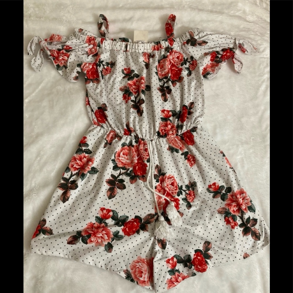 Floral Girl Romper